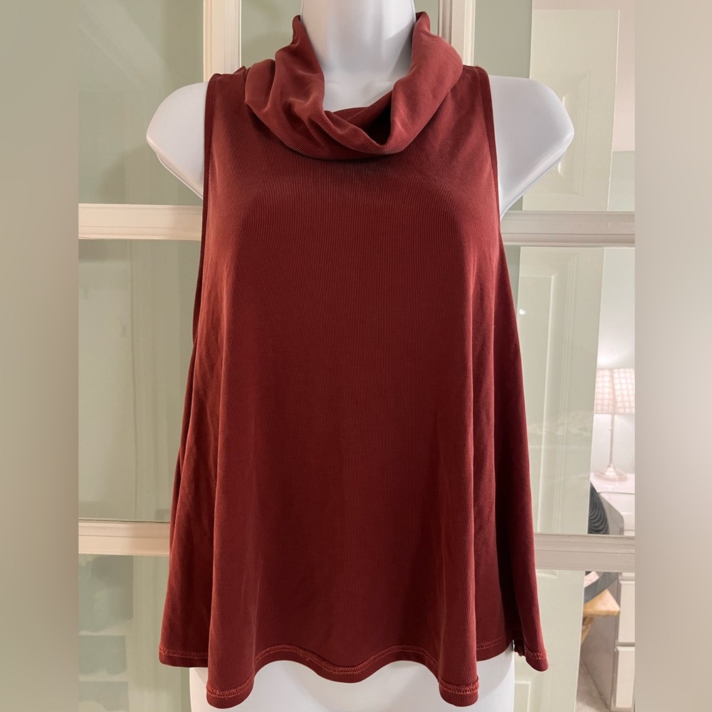 Wishful Thinking Cowl Neck Open Back Tank Top